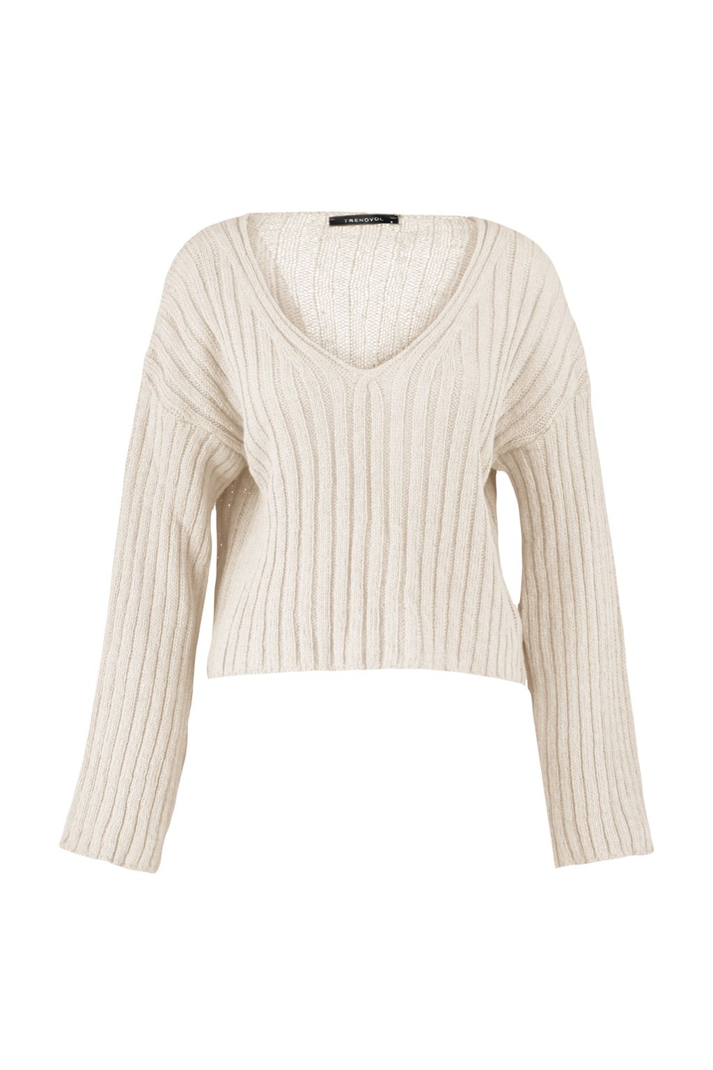 Tas Merserize Gorunumlu Yunlu Genis Kal?p Basic Triko Kazak TWOAW23KZ01844 - Trendyolmilla фото 6