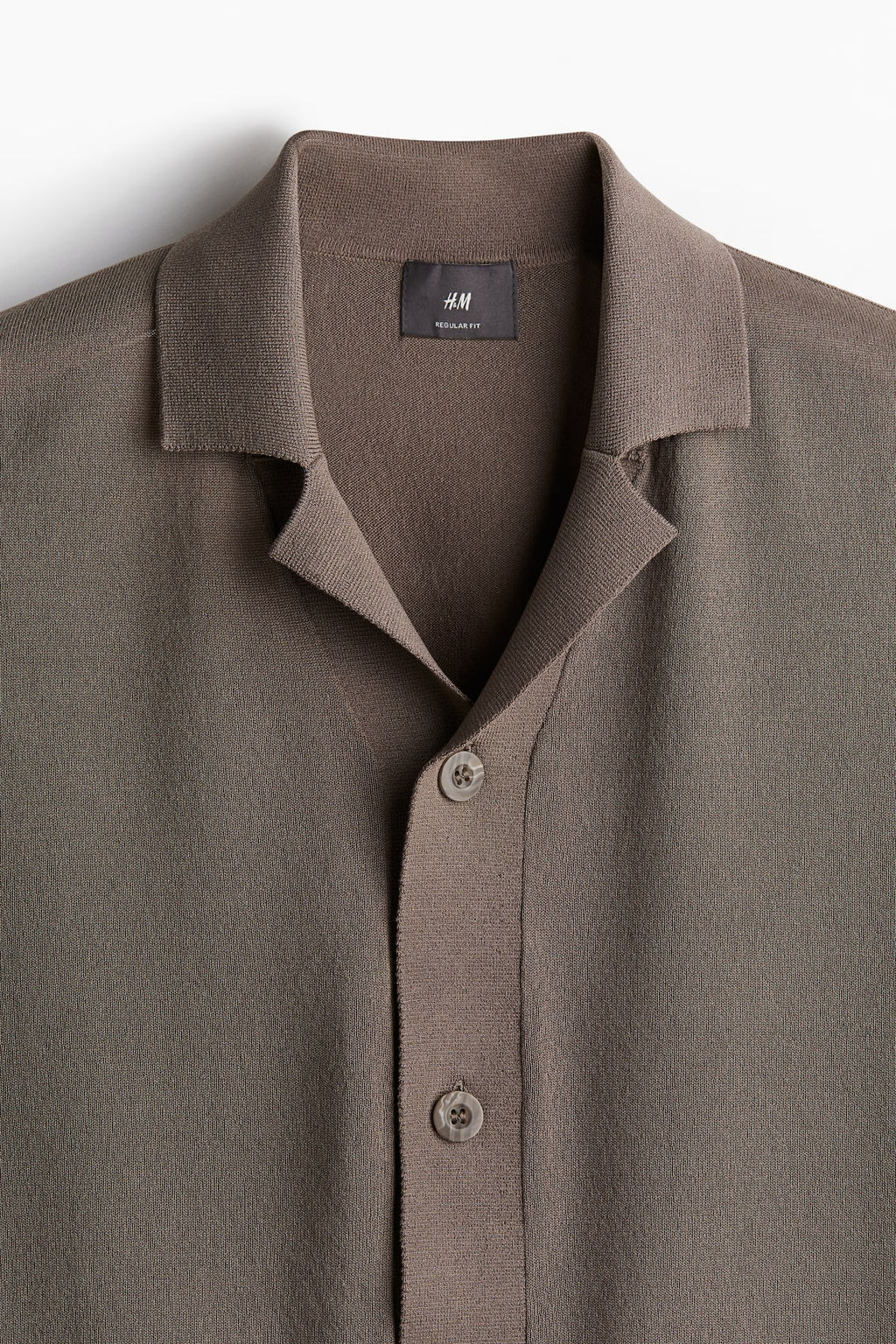 Camisa resort de punto Regular Fit - H&m фото 6