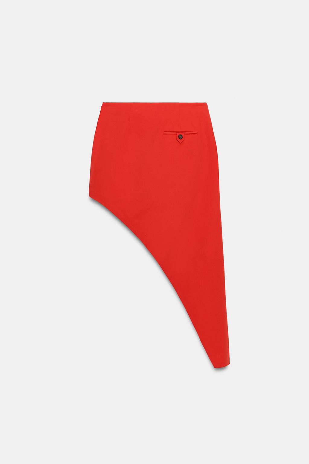 ASYMMETRIC POCKET SKIRT ZW COLLECTION - Zara фото 12