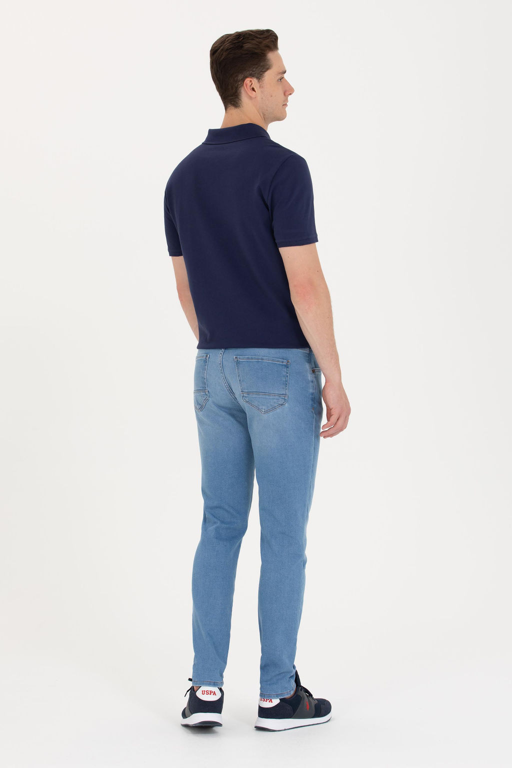 U. S. Polo Assn Мужские синие джинсовые брюки - U.s. polo assn фото 4
