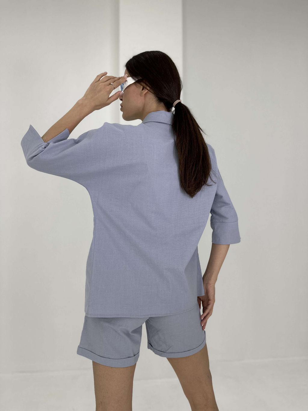 Костюм Инес (серо-голубой) - Nadi bordo фото 6