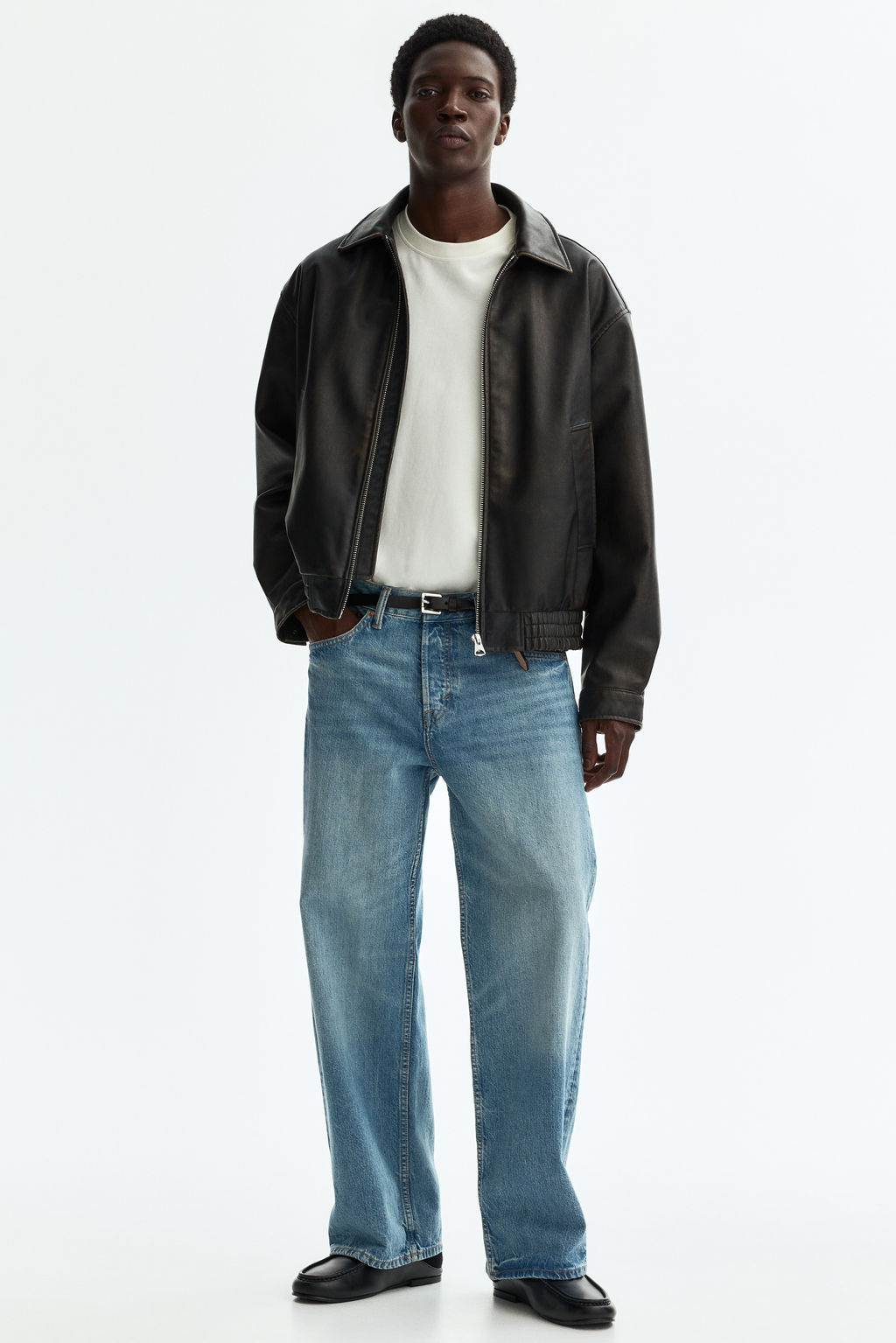 Loose Straight Jeans - H&m фото 13