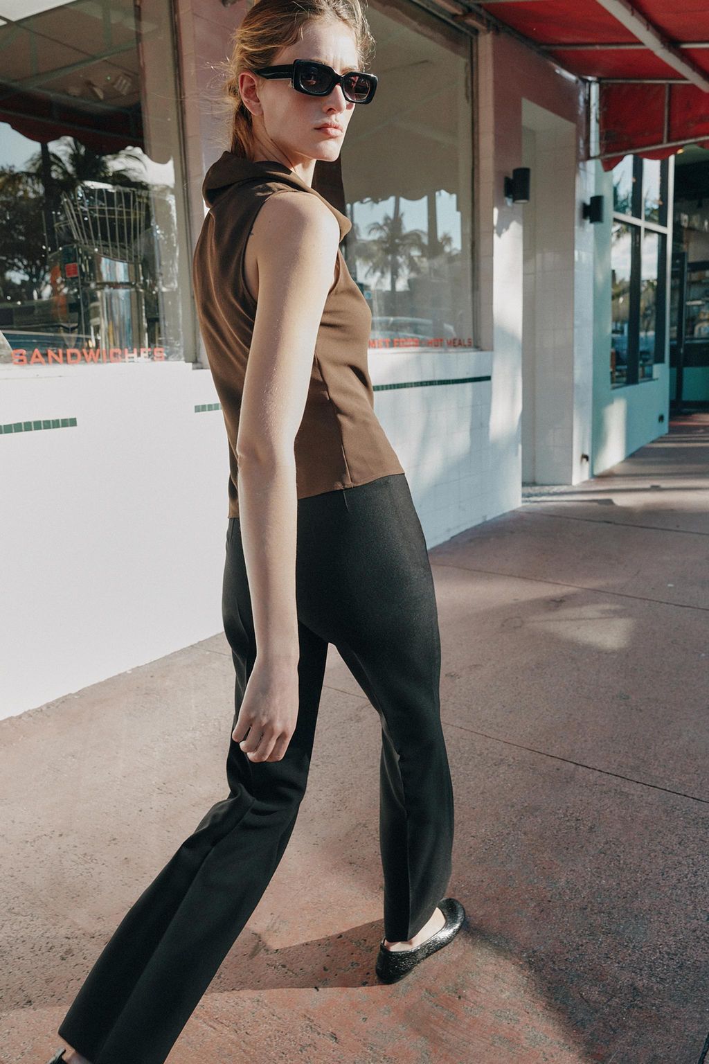ASYMMETRIC HEM TOP - Zara фото 10