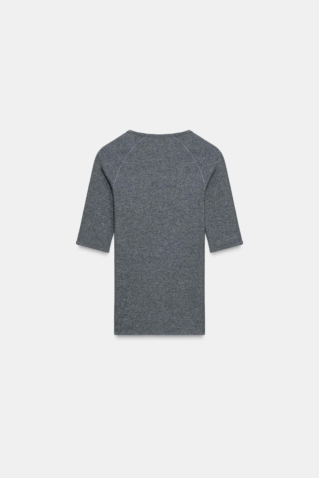 RIB RAGLAN T-SHIRT - Zara фото 6
