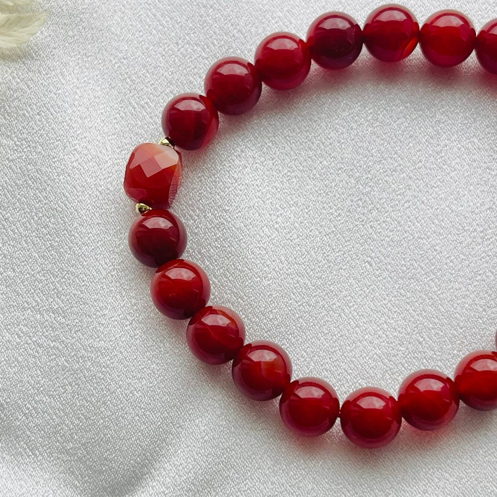 Браслет из Сердолика - Радуга самоцветов фото 2