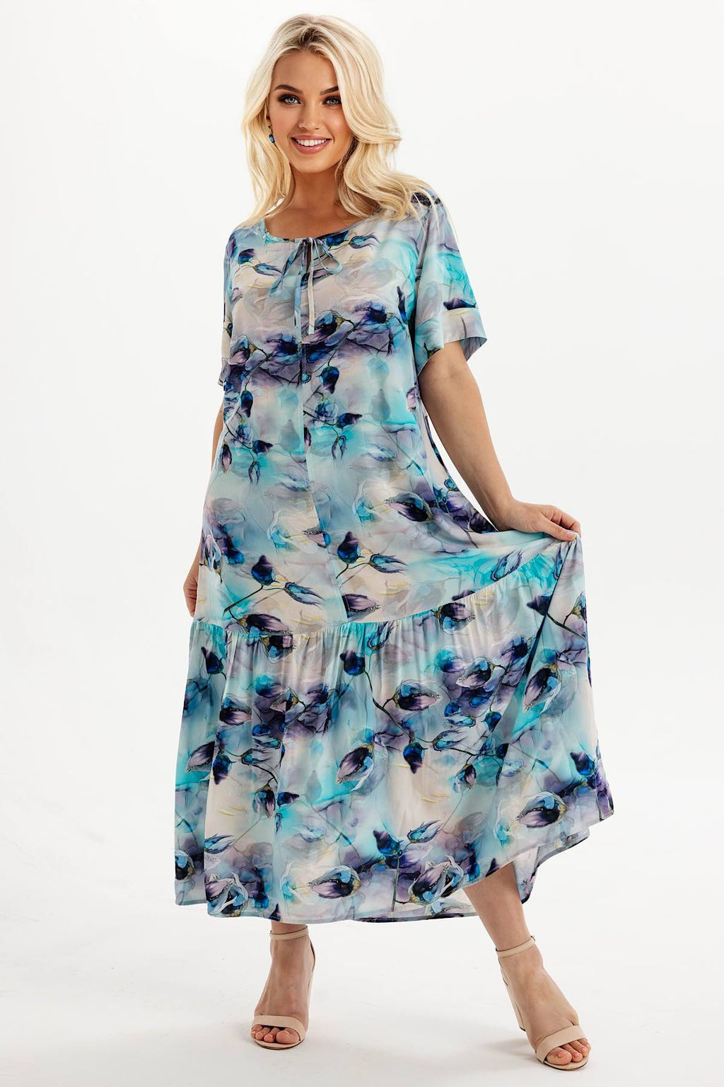 Платье штапель 6147/02/Мультиколор - Rise фото 2