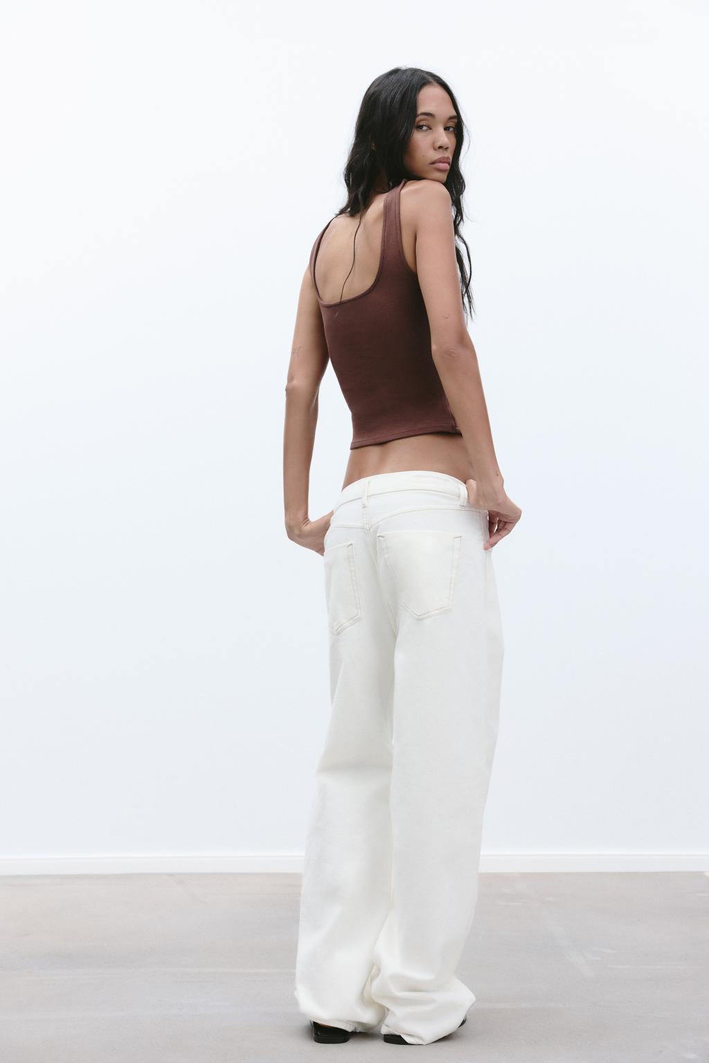 WIDE STRAP VEST TOP - Zara фото 24