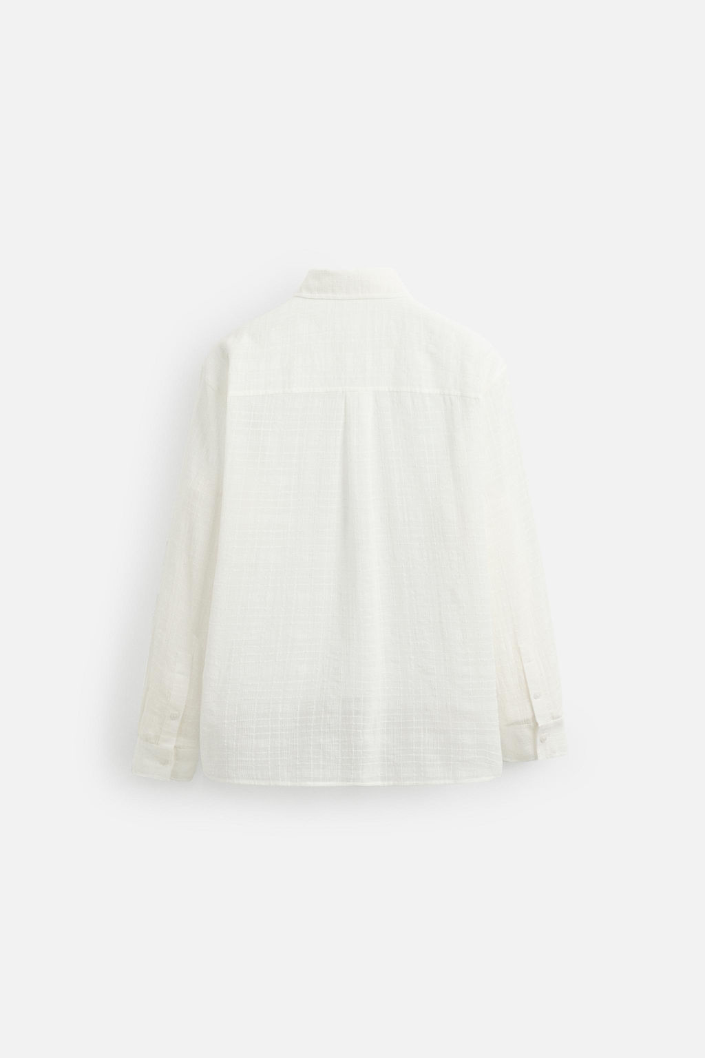 CHECK JACQUARD SHIRT - Zara фото 8