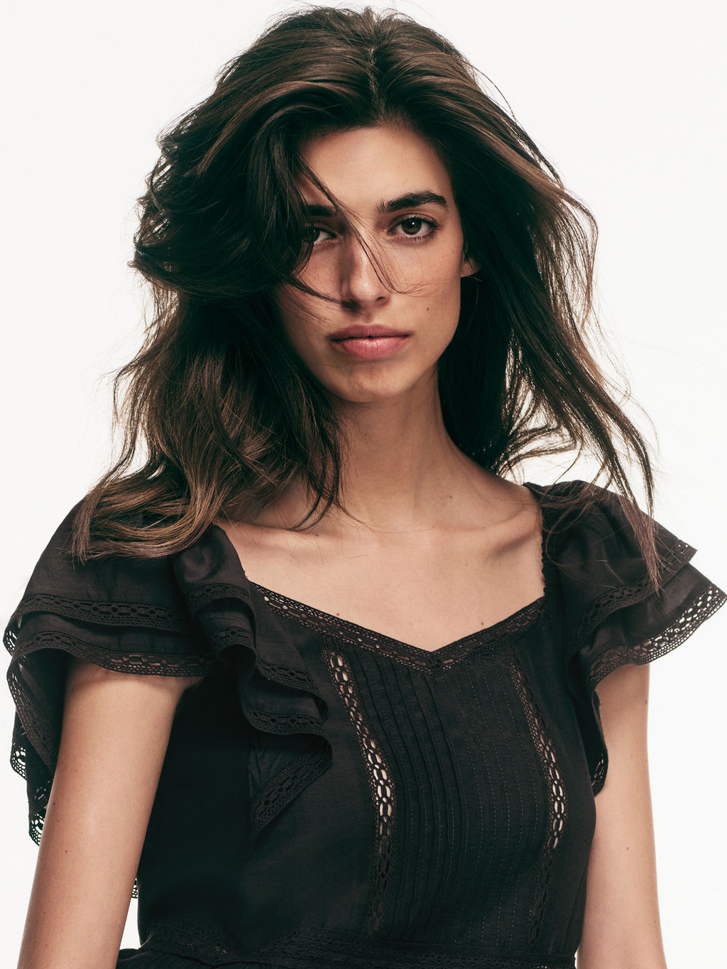 Blusa con detalles de encaje - H&m фото 4