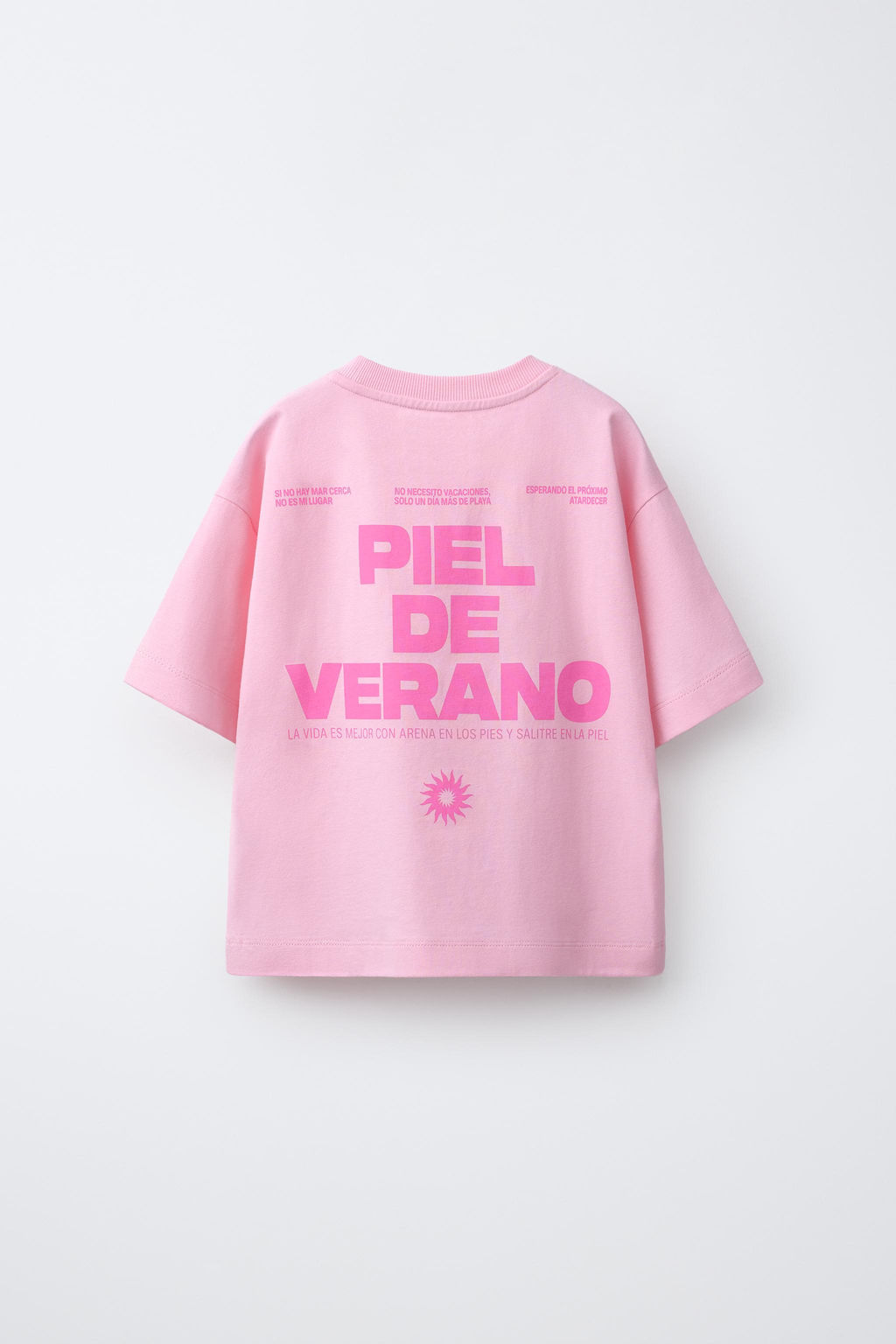 CAMISETA ESTAMPADO TEXTO / Rosa vigor? - Zara фото 3