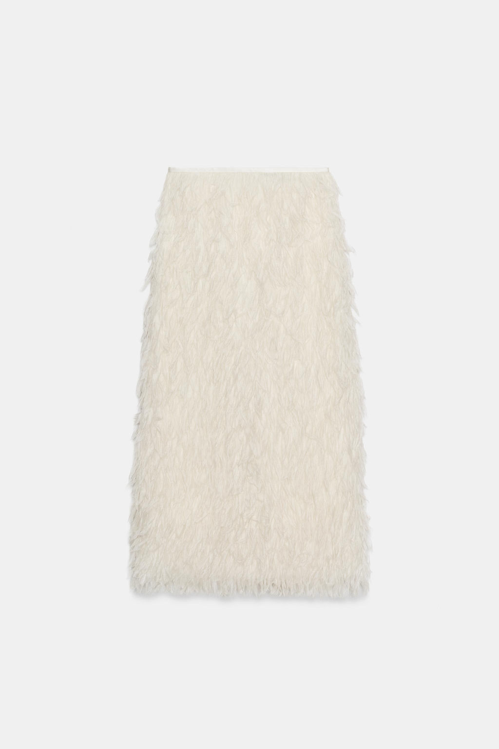 FALDA PLUMAS ZW COLLECTION LIMITED EDITION / Crudo - Zara фото 2