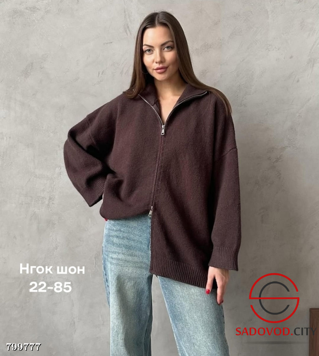 Кофта женская на молнии - Bruno фото 3