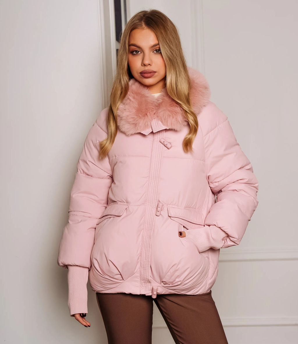 Куртка #КТ8805 (8), пудровый