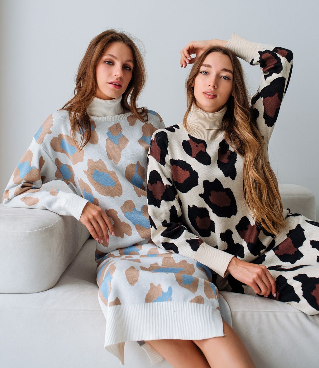 Платье #КТ7465, голубой