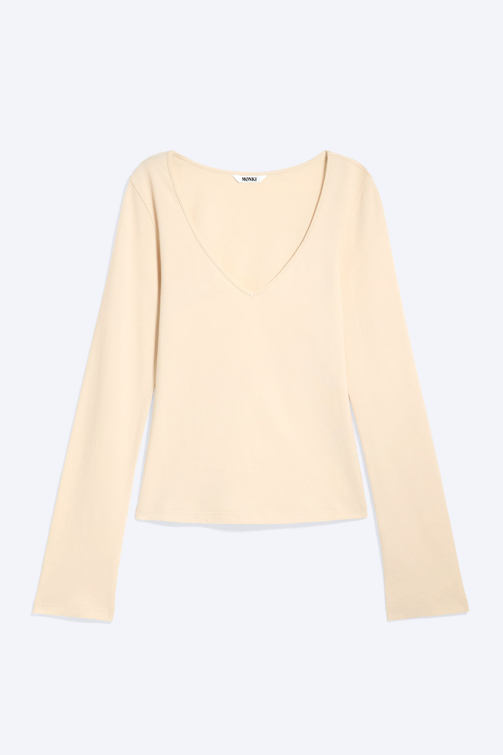 Top de punto entallado con cuello en V - H&m фото 3