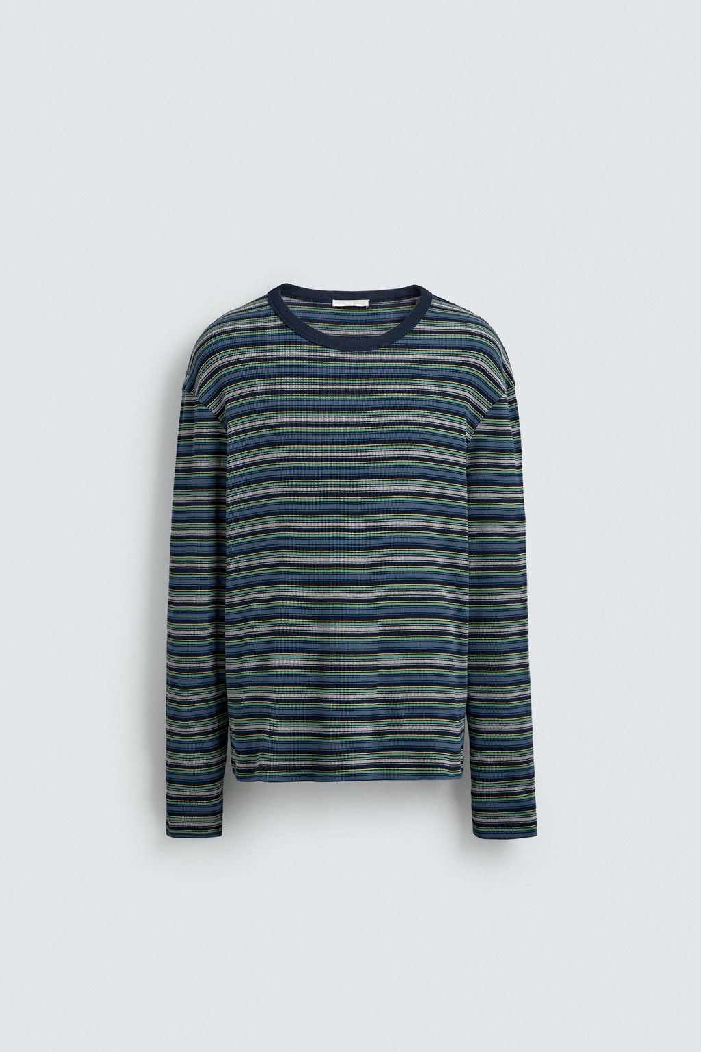 RIBBED STRIPED T-SHIRT - Zara фото 15