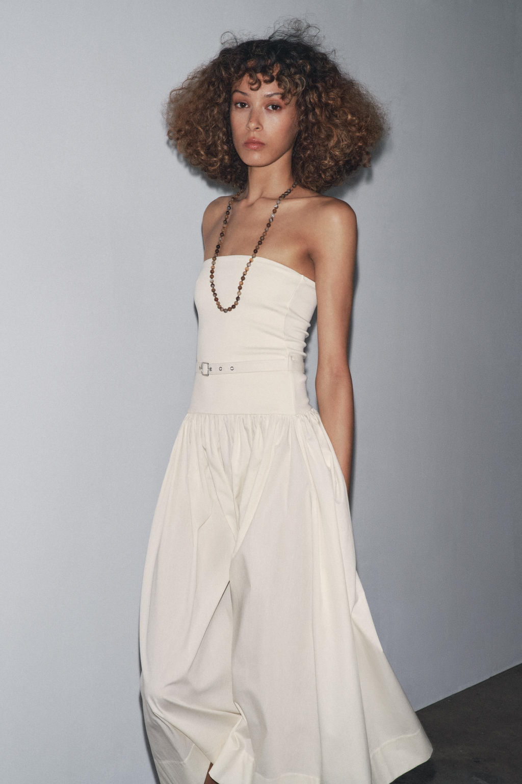 CONTRAST BELT DRESS - Zara фото 2