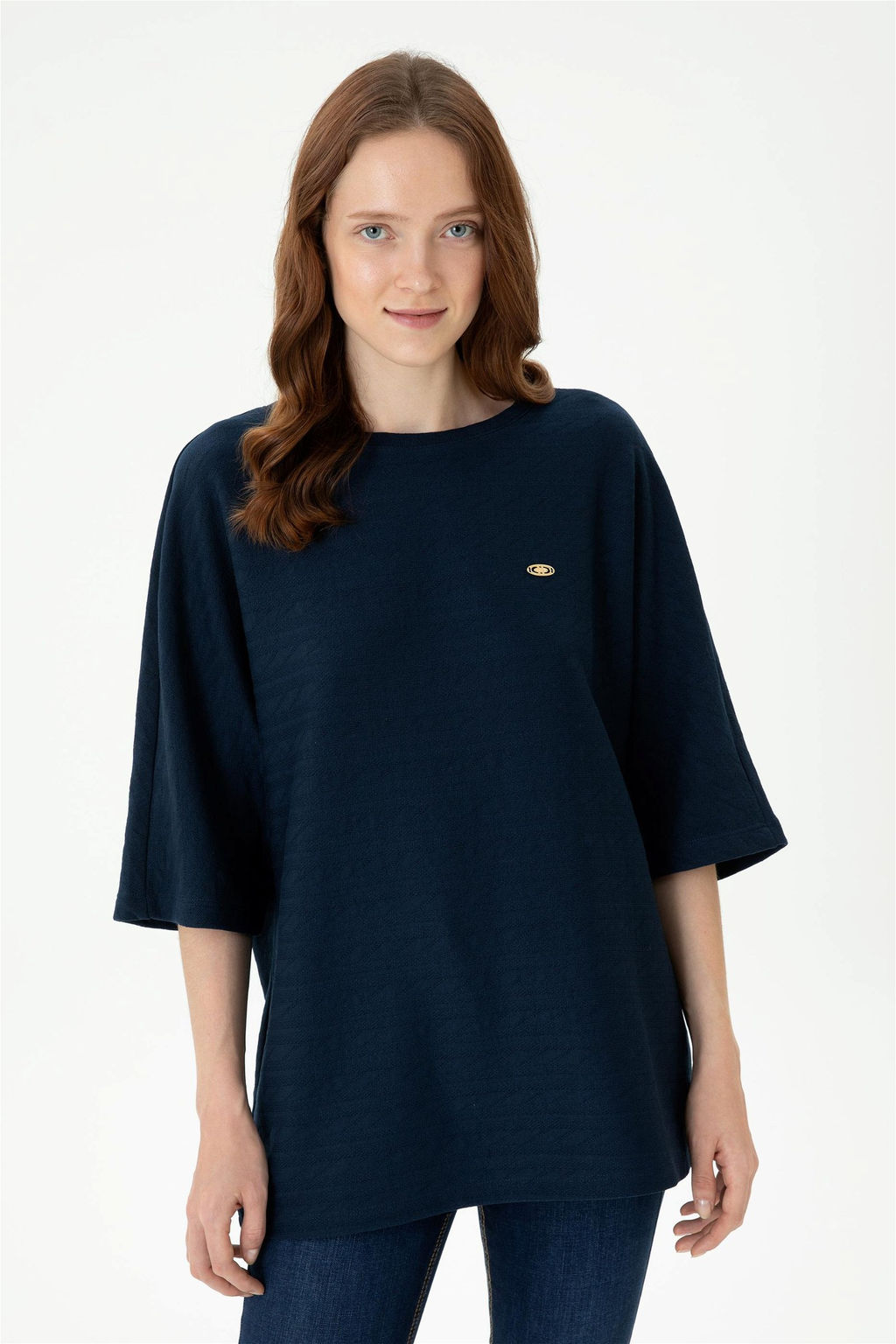 Женский темно-синий свитшот - U.s. polo assn фото 10