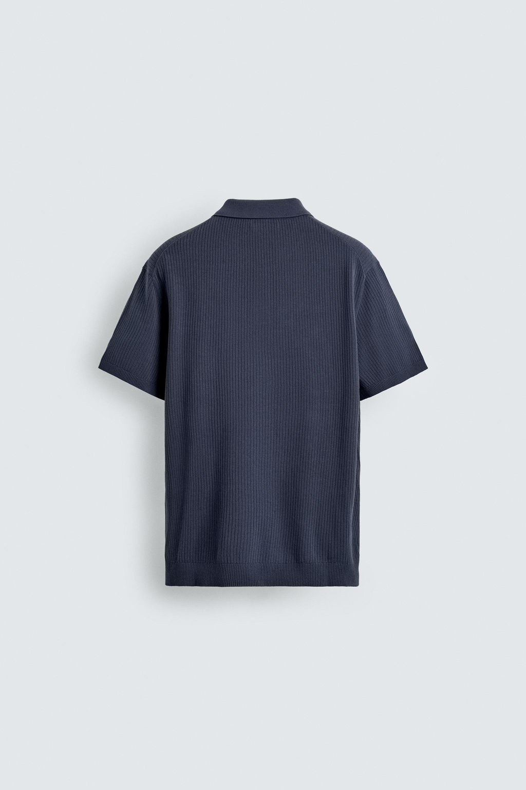 RIB KNIT POLO SHIRT - Zara фото 16