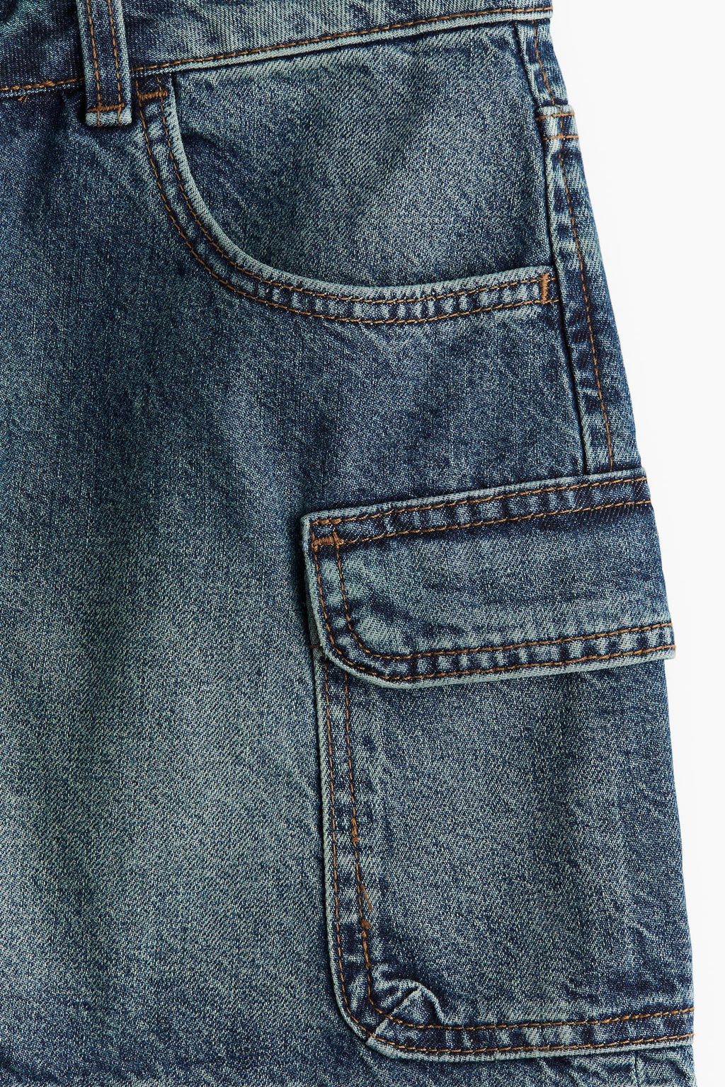 Minifalda cargo en denim - H&m фото 5