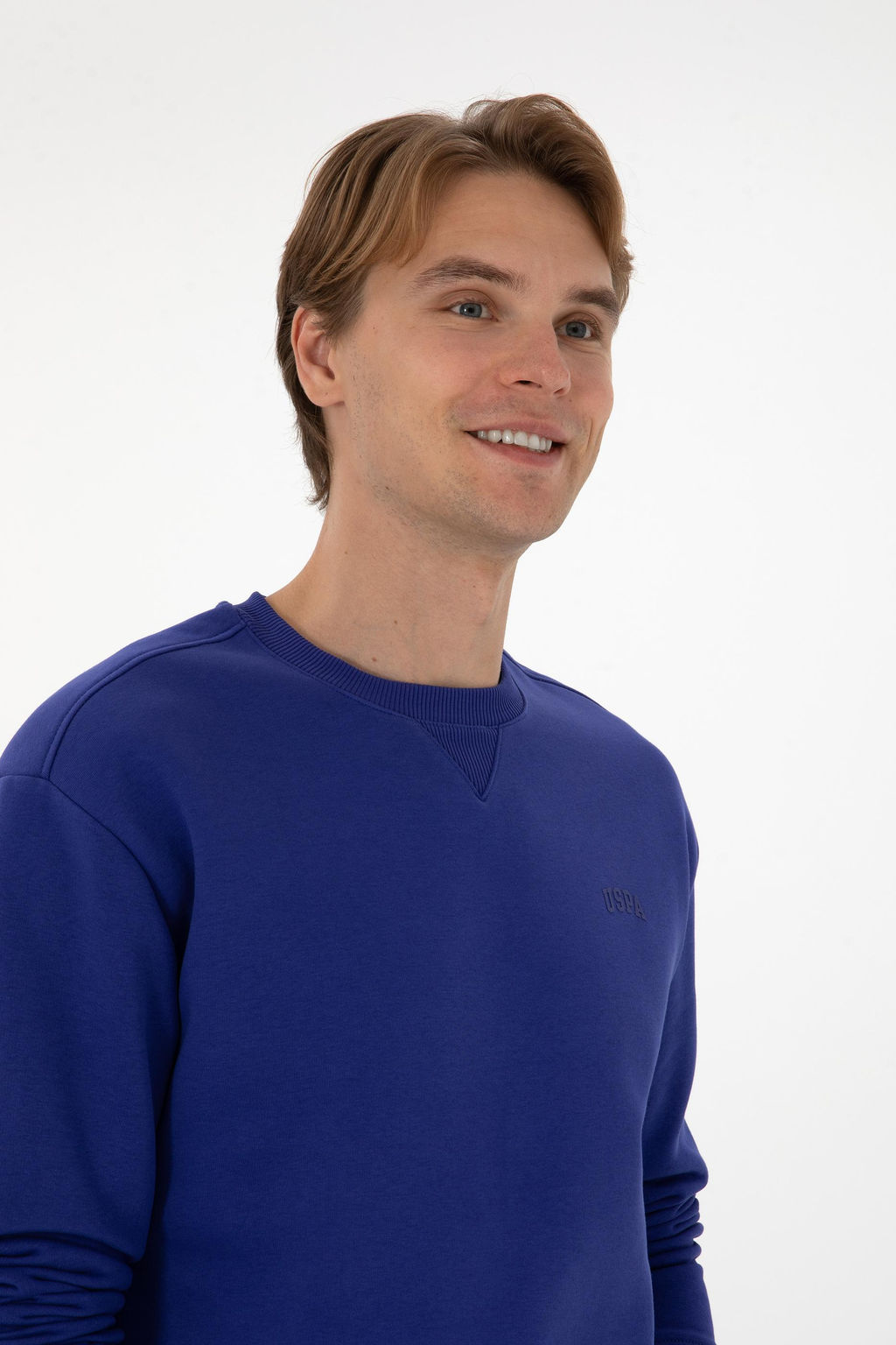 Erkek Mor Basic Sweatshirt Sepette S_rpriz _ndirim - U.s. polo assn фото 2