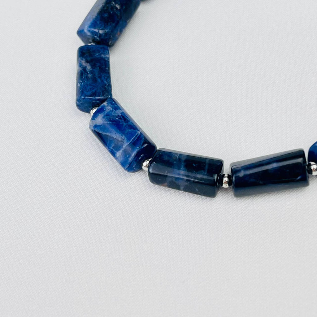 Браслет из Содалита 16 см + - Радуга самоцветов фото 3