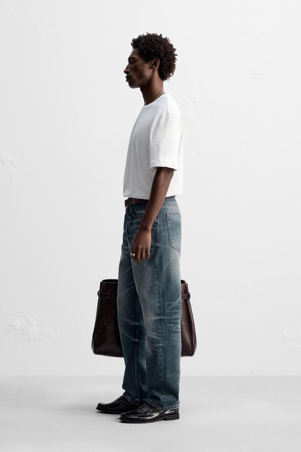 STRAIGHT ANKLE FIT JEANS - Zara фото 4