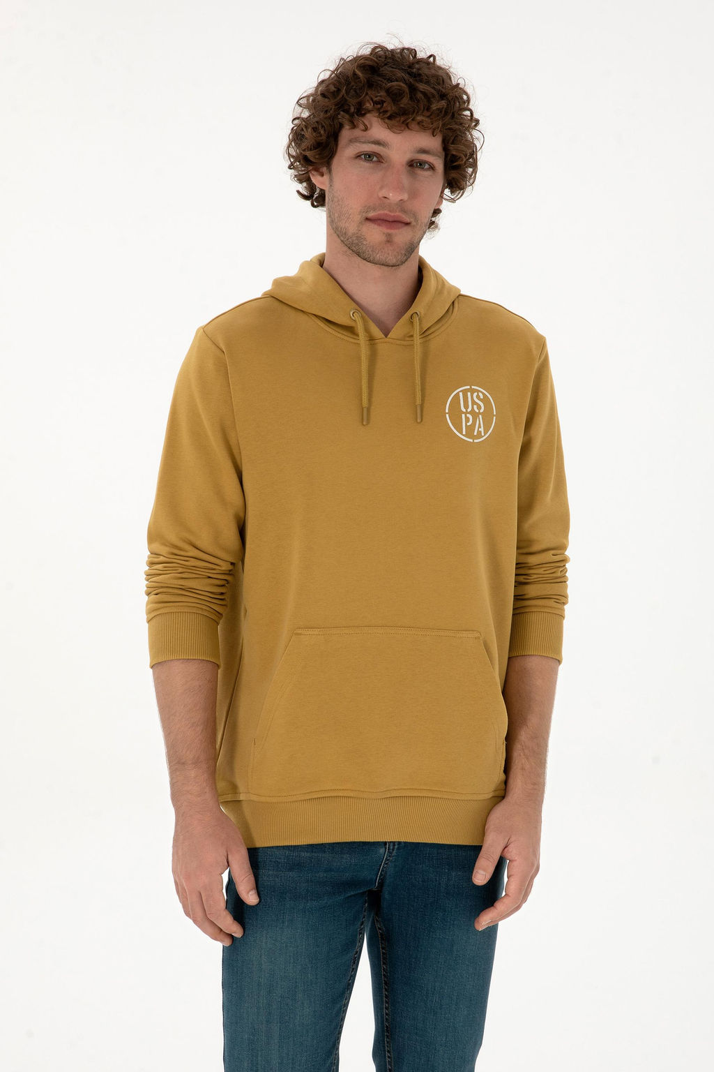 Erkek Hardal Sweatshirt Sepette S_rpriz _ndirim - U.s. polo assn фото 3