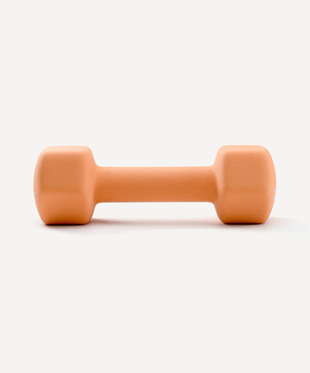 Гантель неопреновая STARFIT DB-201 2 кг, оранжевый пастель  фото 2