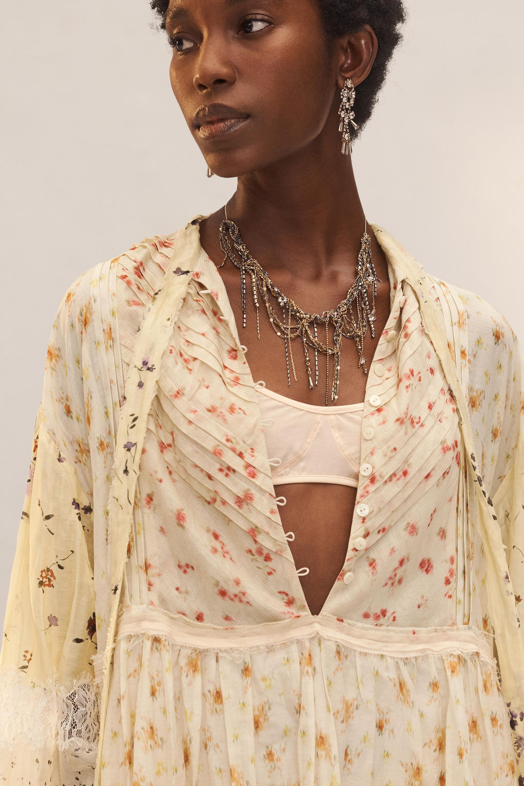 BRALETTE SEDA MINIMAL LIMITED EDITION / Rosa pastel