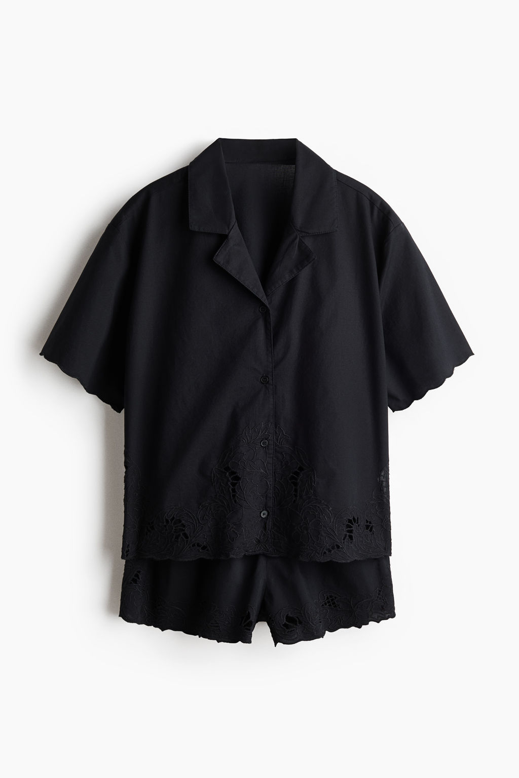 Pijama con bordado ingl?s - H&m фото 3