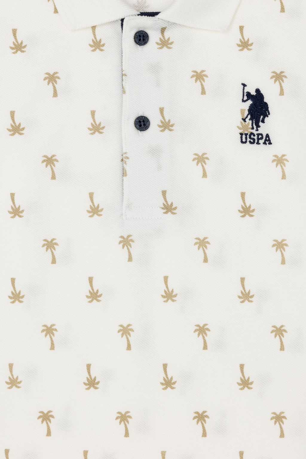 Футболка U.S. Polo Assn для мальчиков из хлопка экрю  фото 14