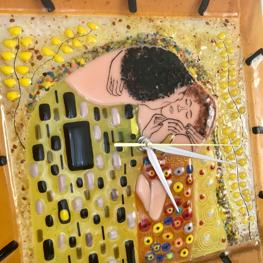 Настенные часы Поцелуй - Стрекоза фото 11