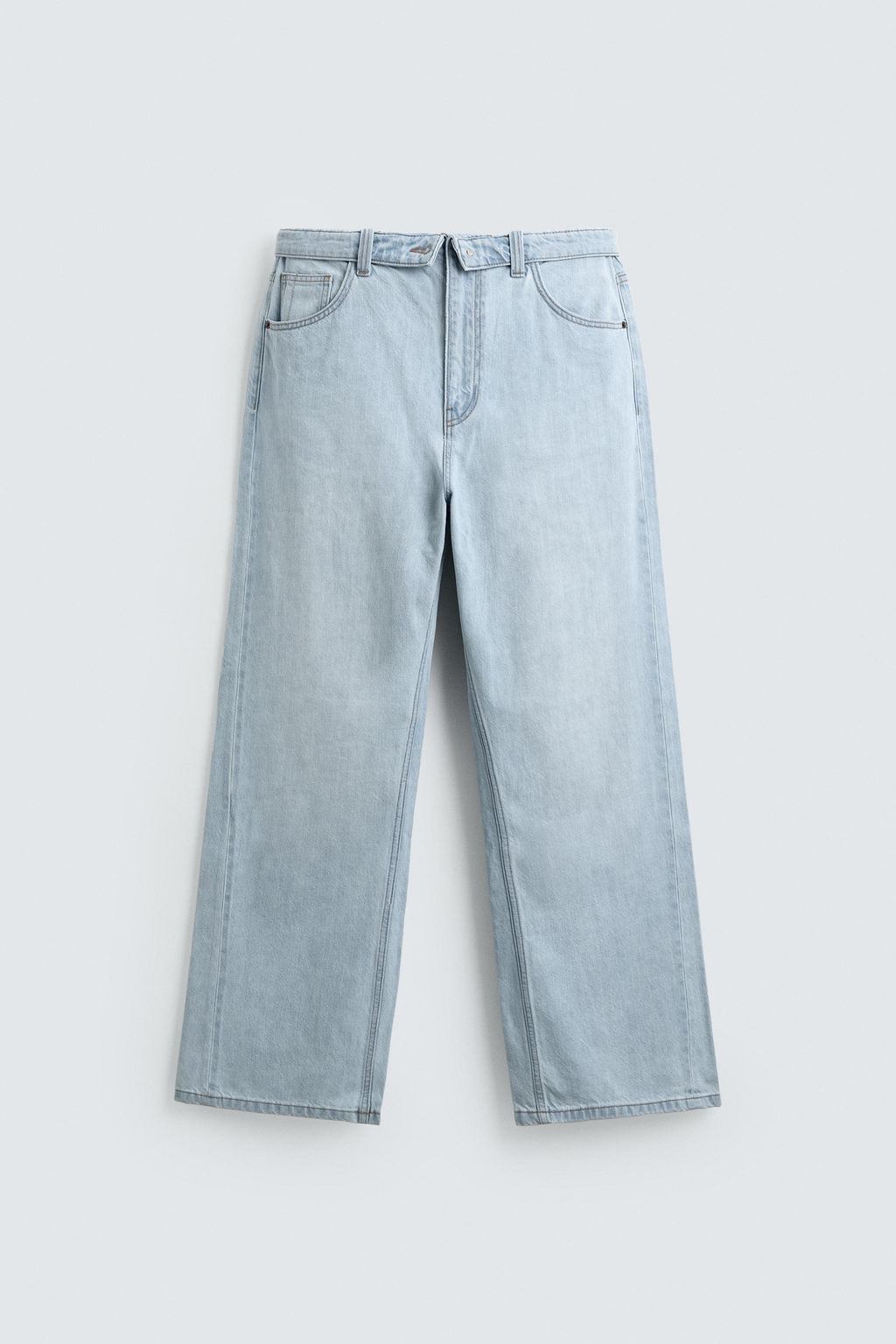 JEANS FLARE FIT / Azul claro - Zara фото 7
