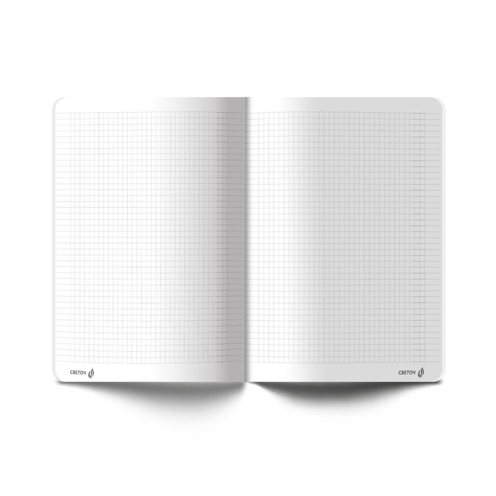 Светоч Бизнес-блокнот, глянцевая ламинация, тониров. блок 64ББТ_4_5_0 евроформат 64 л. 24 шт. французская клетка Тихое утро 000914