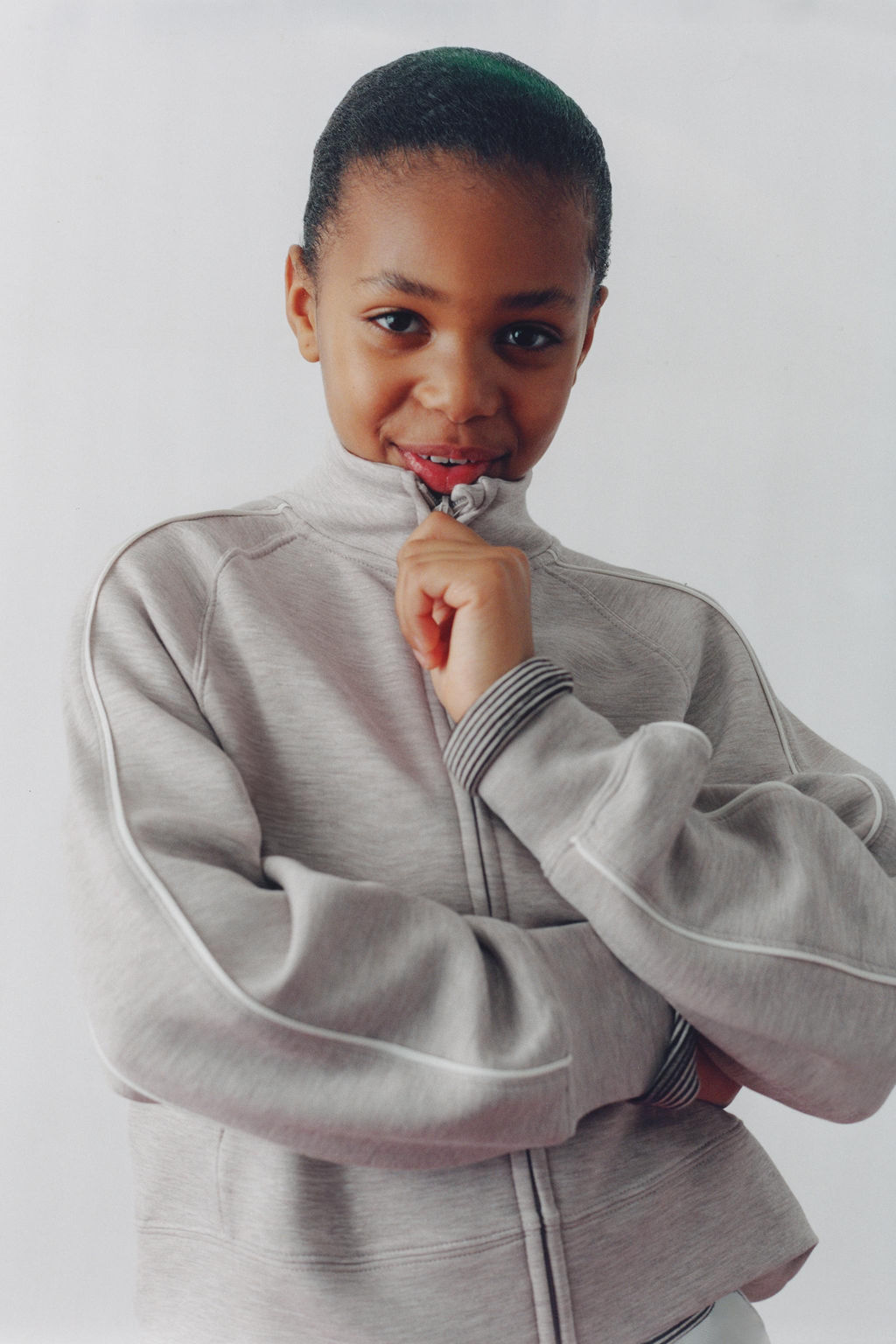 GYM SWEATSHIRT WITH CONTRAST TRIMS - Zara фото 6