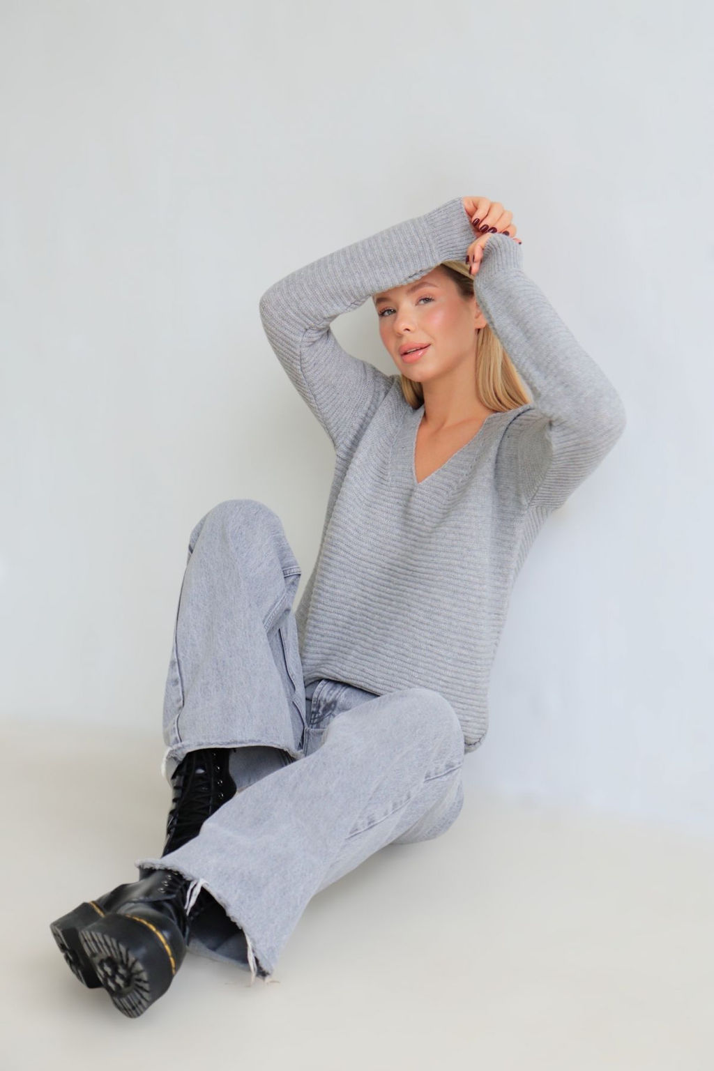 10809 Пуловер серый - Martichelli фото 23