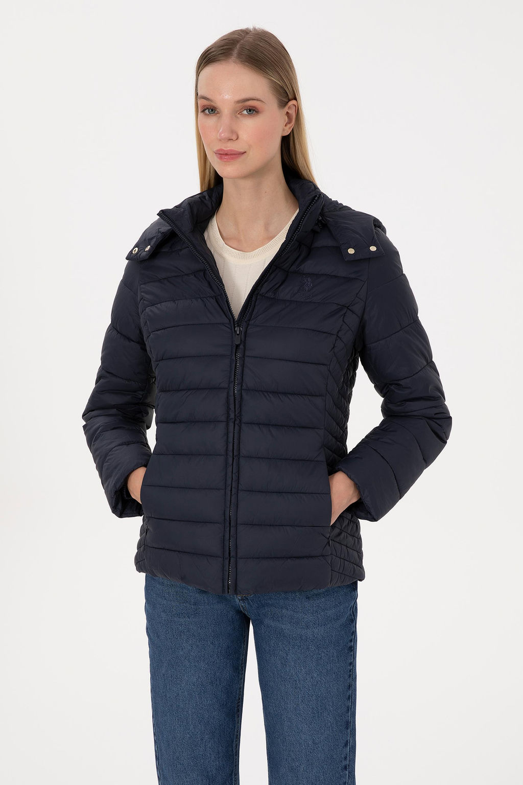 Kad_n Lacivert Mont - U.s. polo assn фото 3