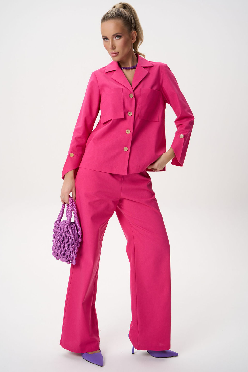 Жакет Яркое лето (фуксия) - Эльза фото 19