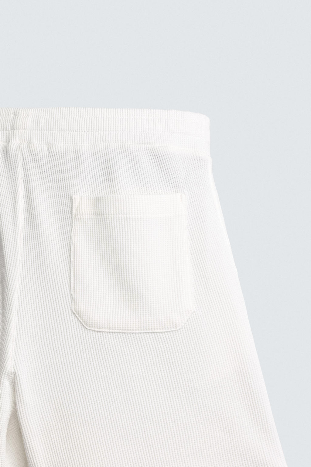 BERMUDA JOGGER ESTRUCTURA WAFFLE / Blanco roto - Zara фото 9