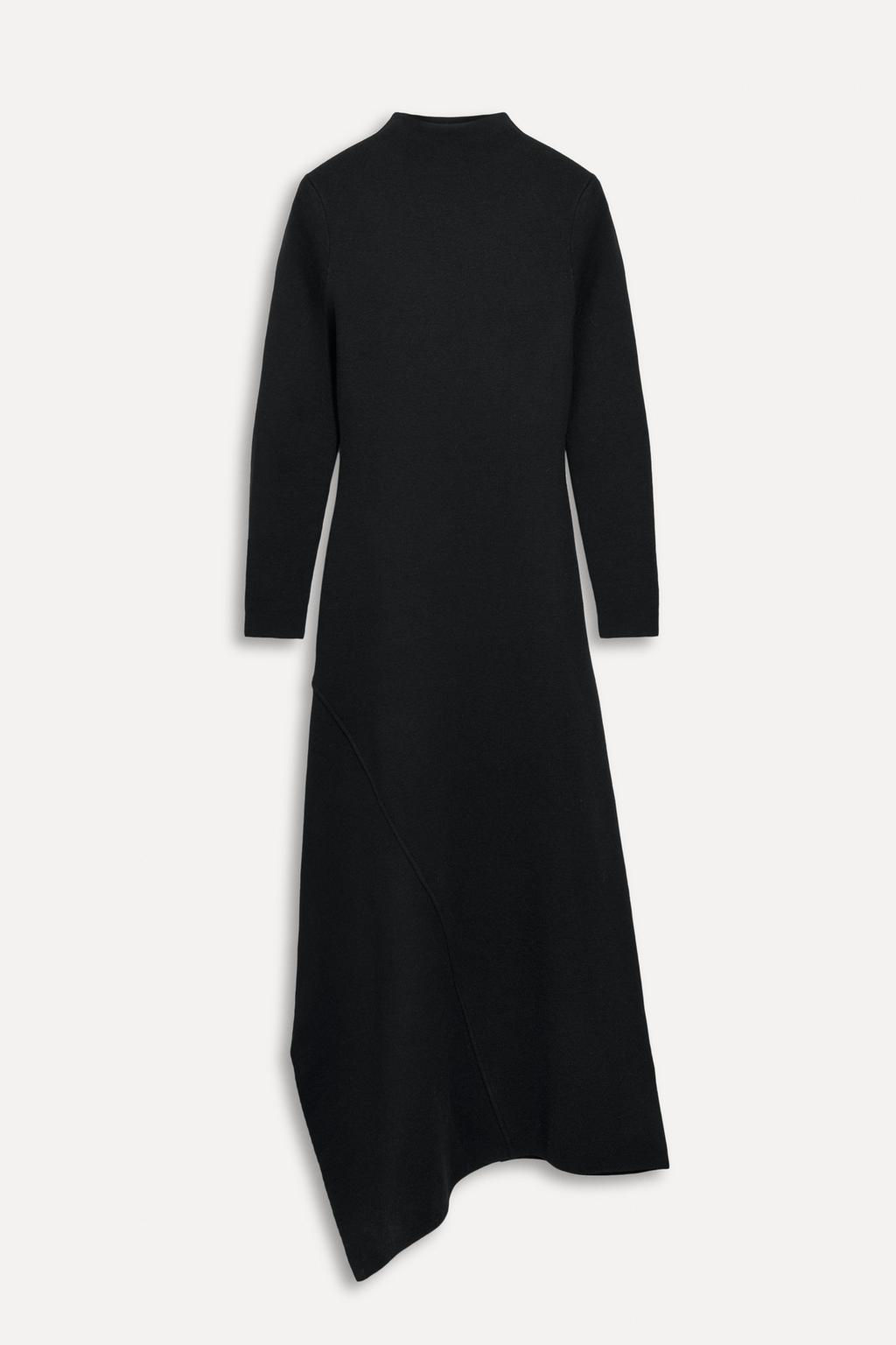 WOOL BLEND ASYMMETRIC DRESS 50TH ANNIVERSARY - Zara фото 3
