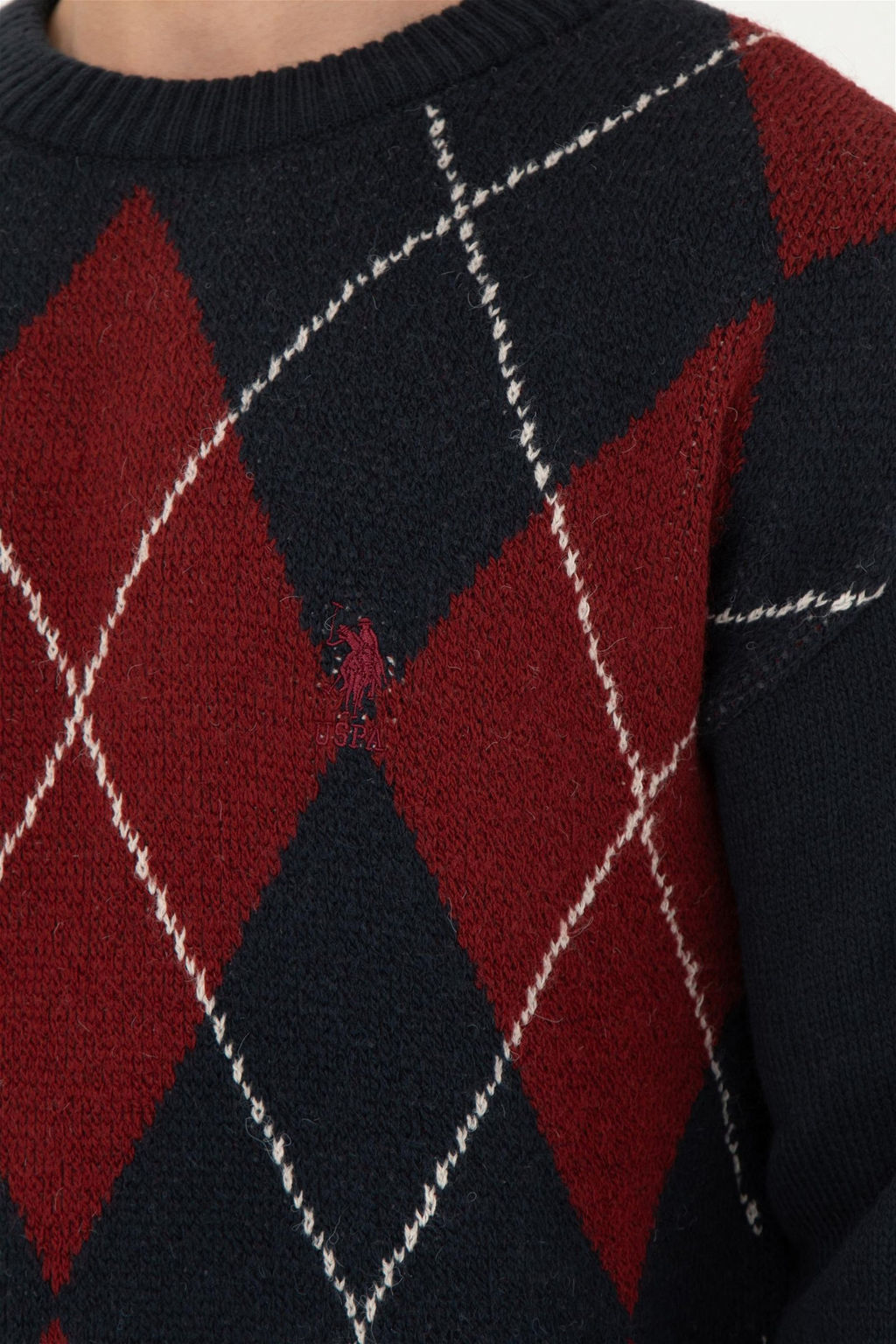 Мужской темно-синий свитер Неожиданная скидка в корзине - U.s. polo assn фото 7