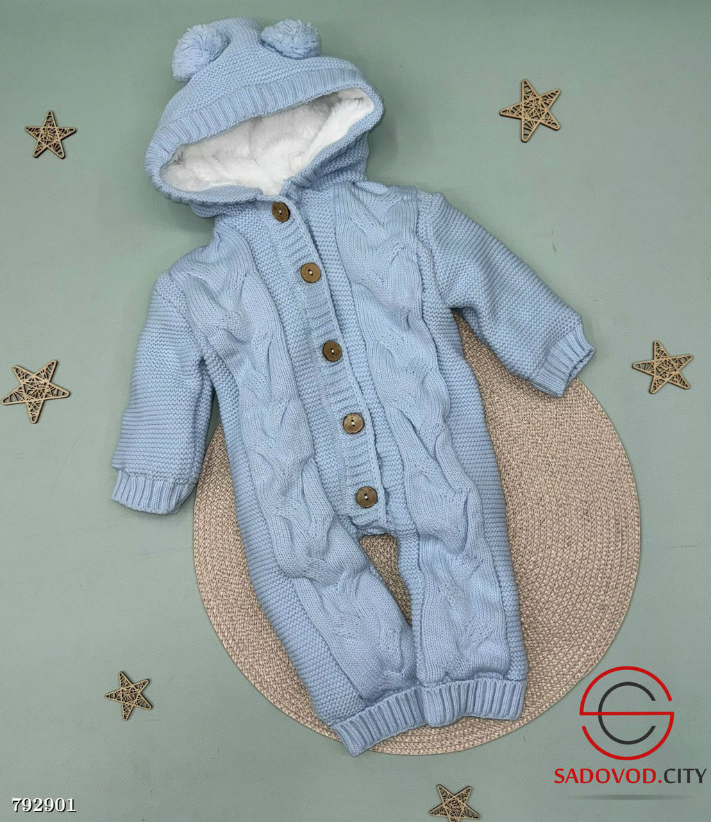 Вязаный детский комбинезон на меху - Bruno фото 7