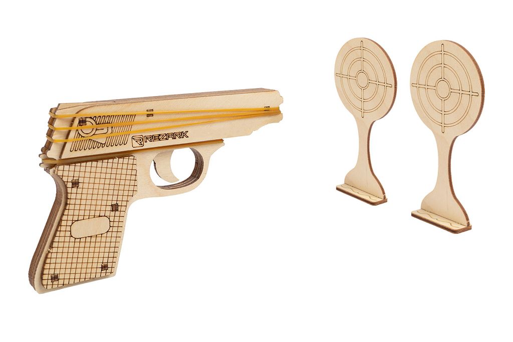 REZARK PTT-01 Серия Оружие Пазл 3D 20 элемент. Резинкострел Колибри