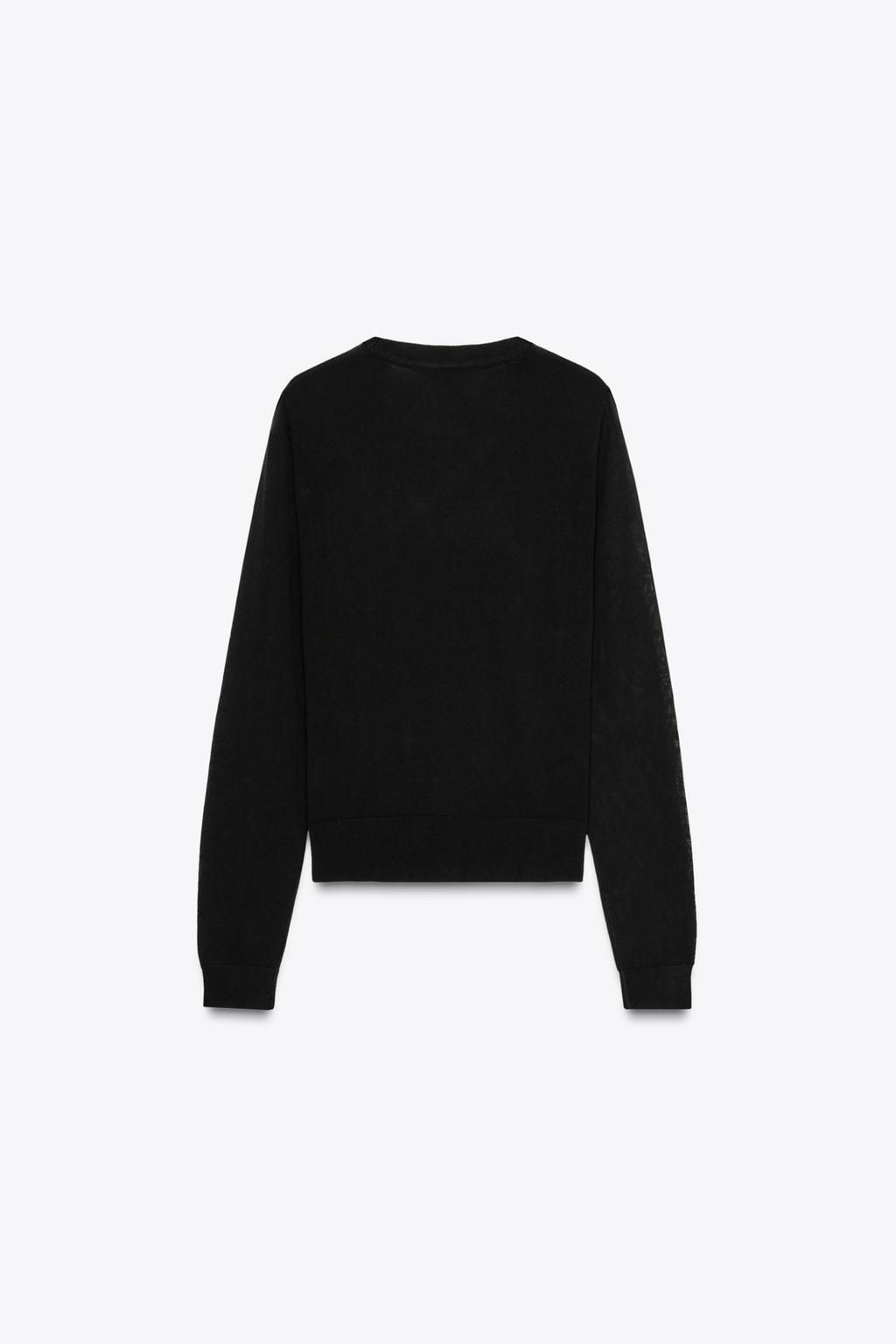 BASIC PLAIN KNIT SWEATER - Zara фото 20