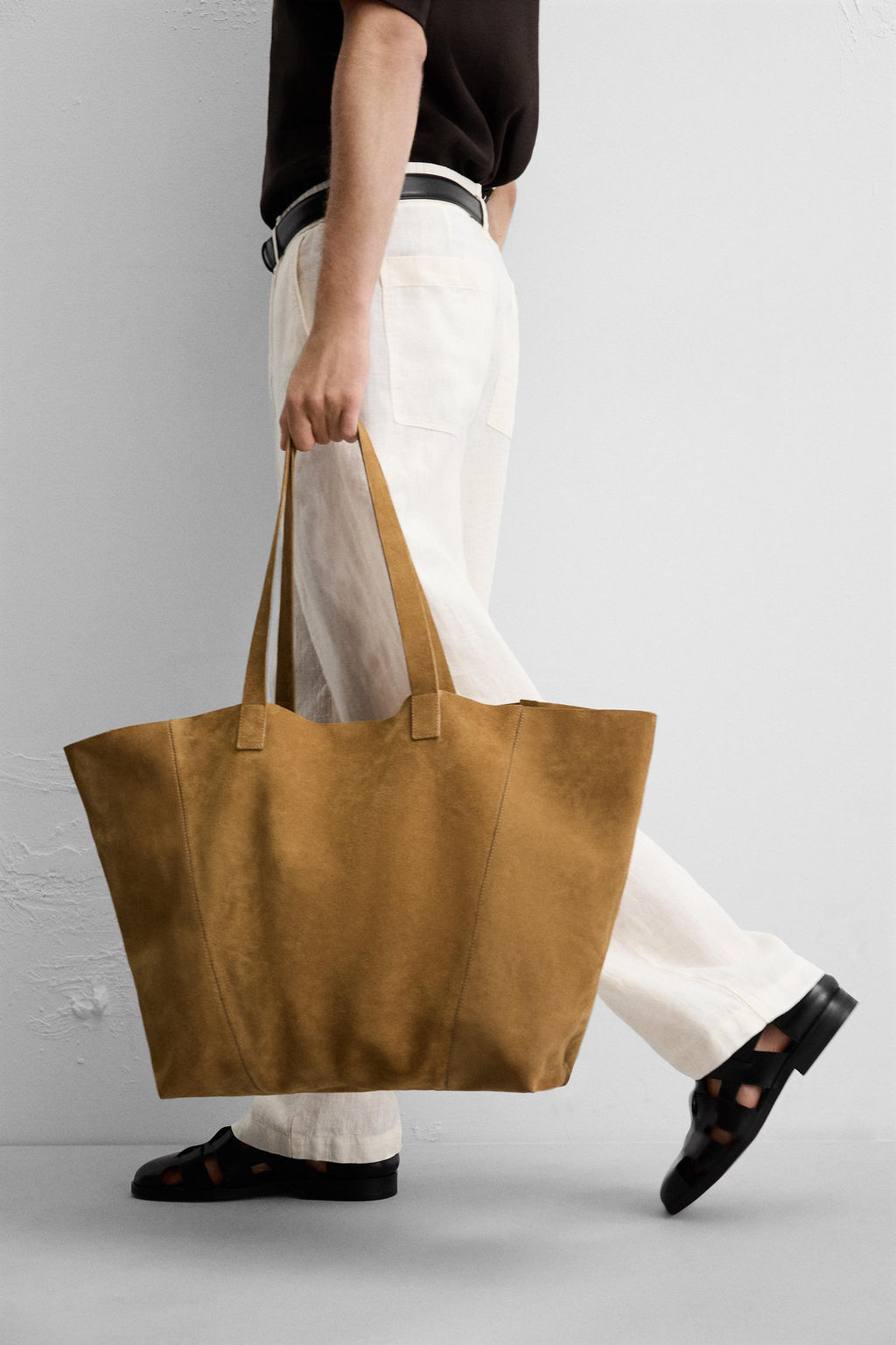 LEATHER TOTE BAG - Zara фото 7
