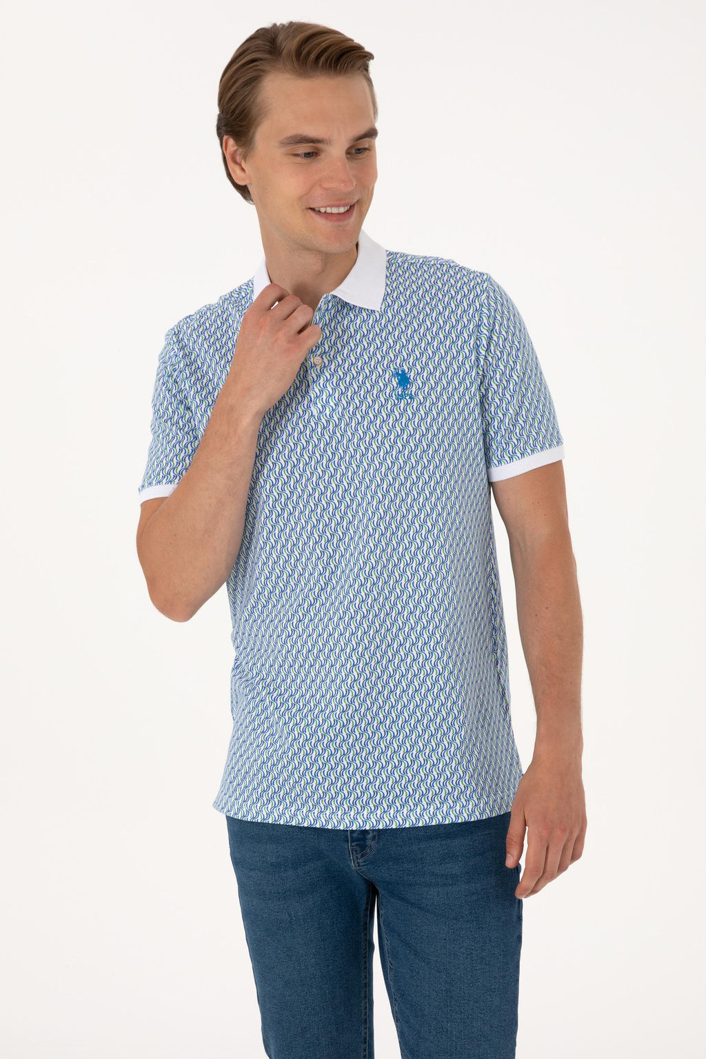 Erkek Beyaz Ti__rt - U.s. polo assn фото 3