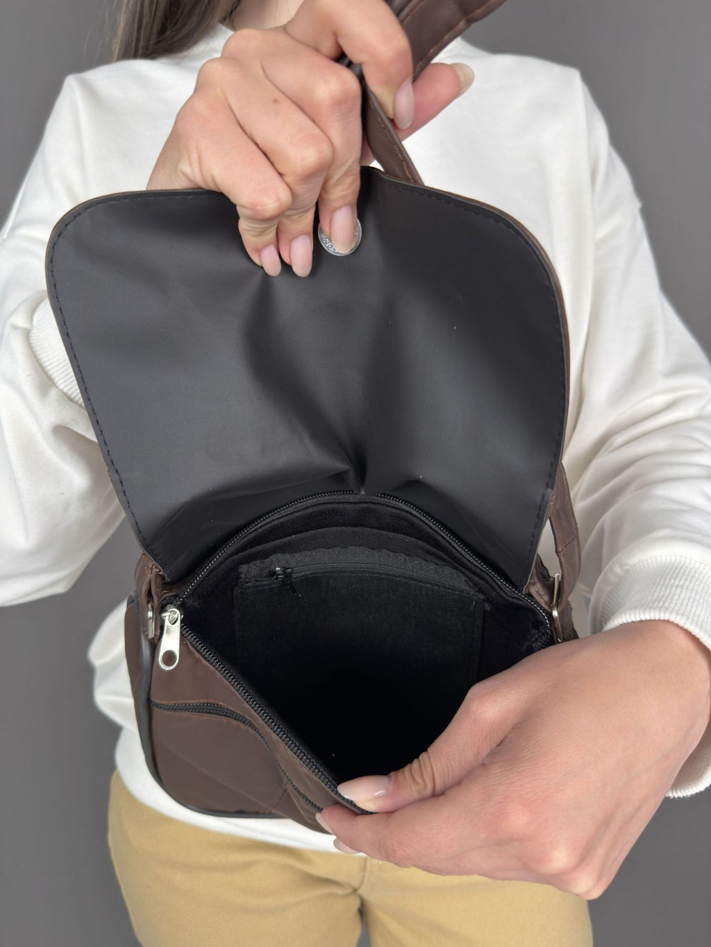 Сумка женская из телячьей кожи