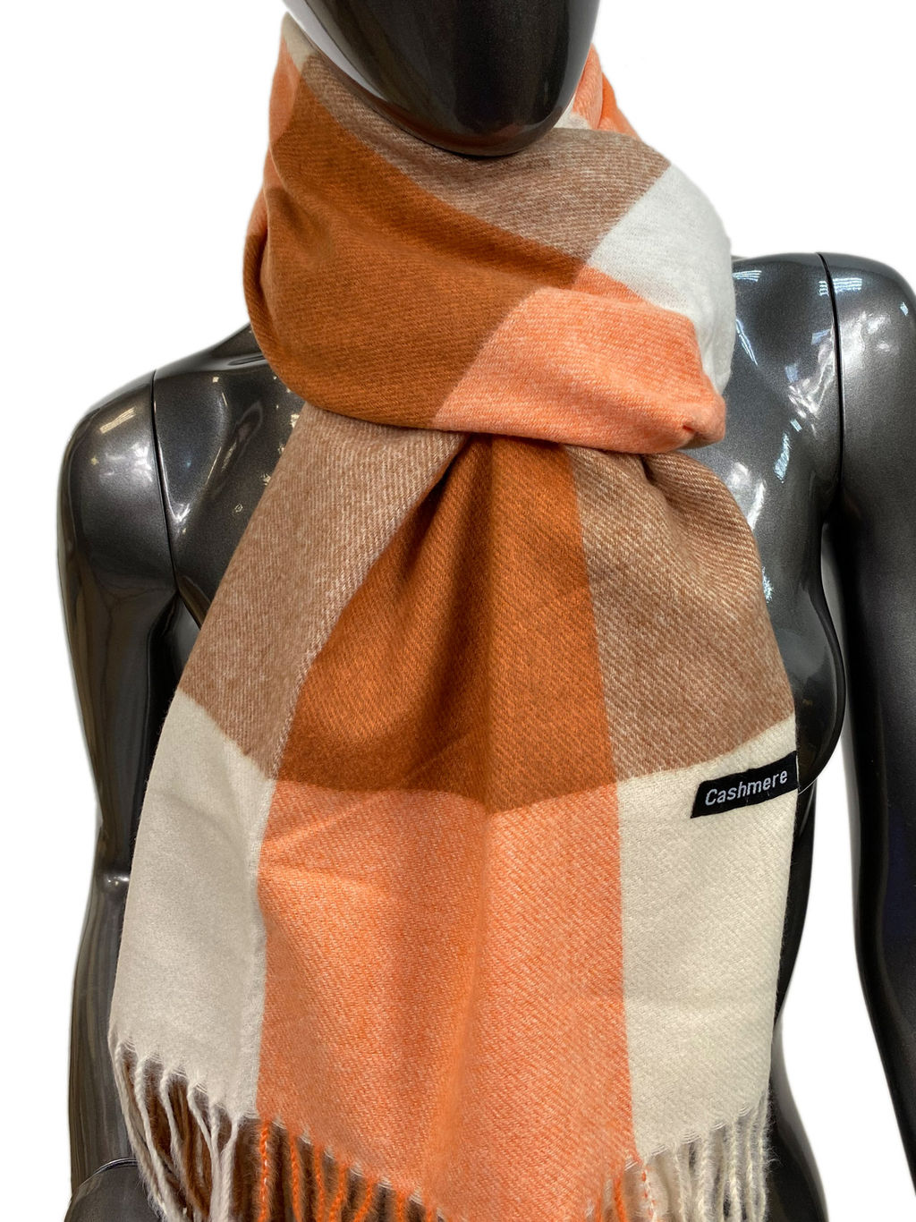 Мягкий палантин из кашемира, мультицвет - Greta фото 23