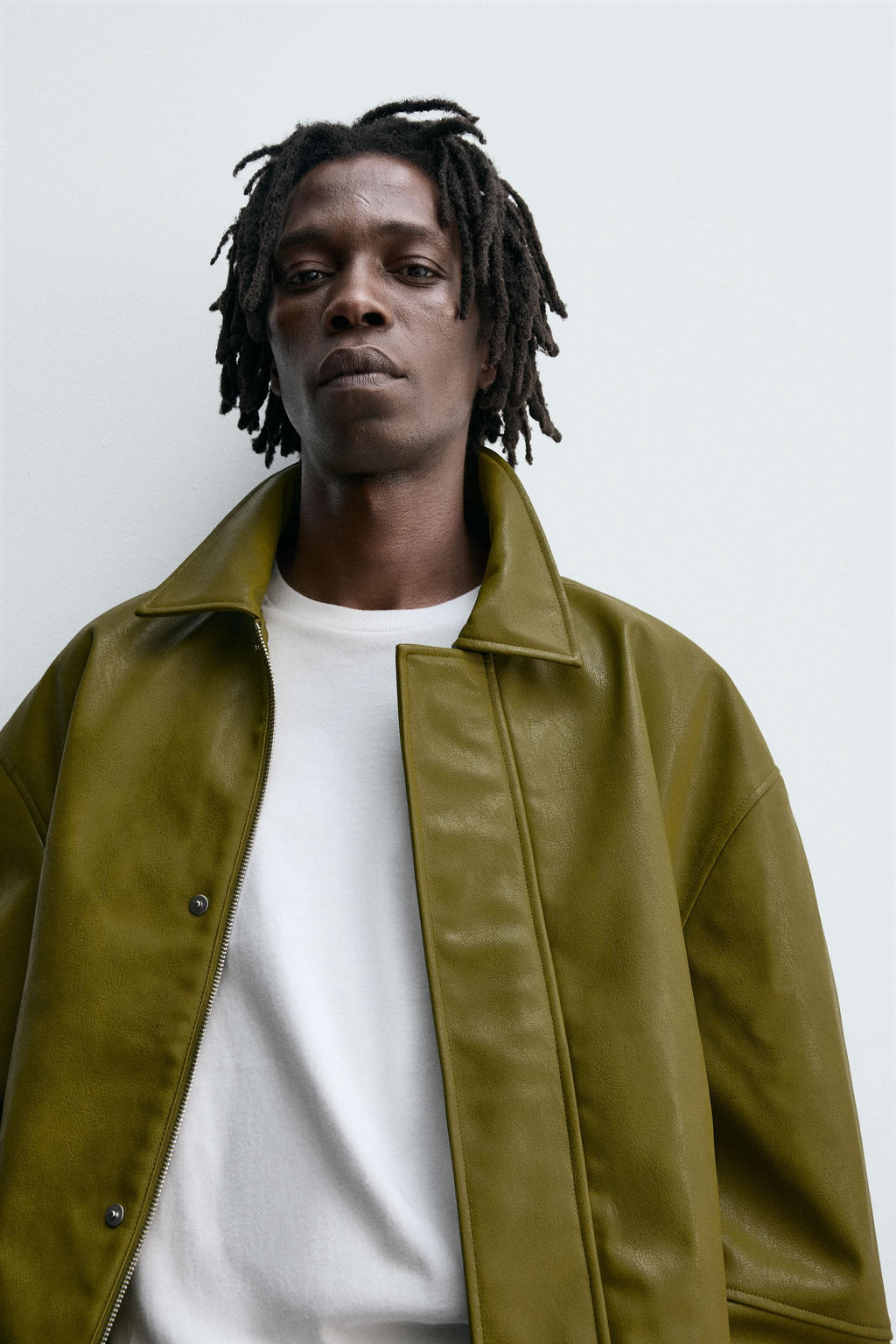 LEATHER EFFECT JACKET